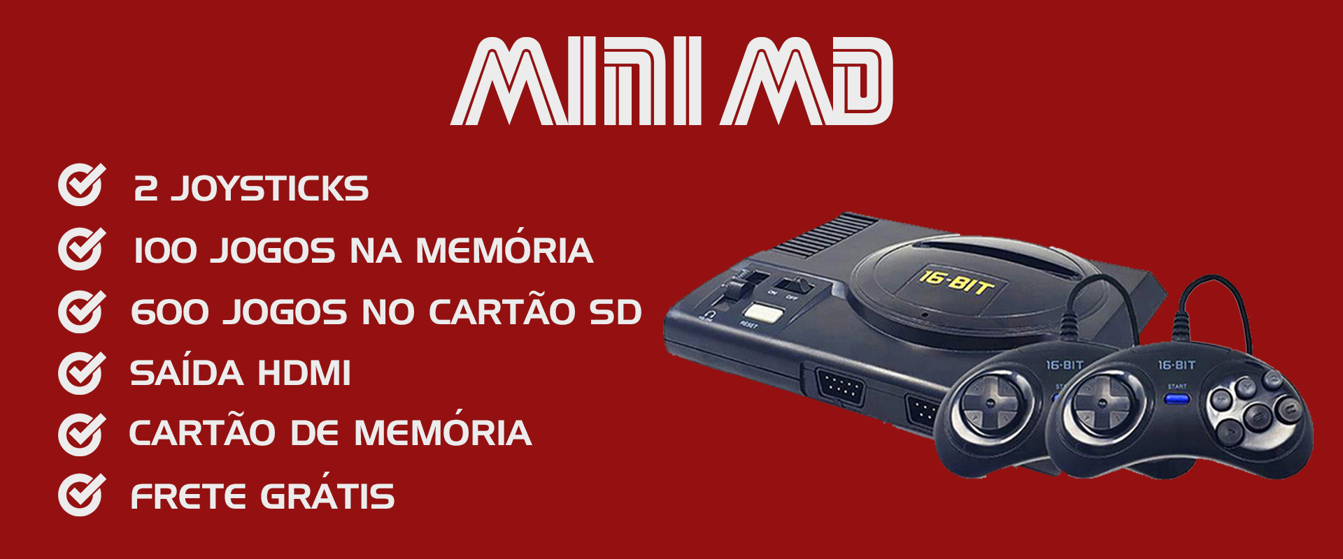 BANNER CARROSSEL MINI MEGADRIVE